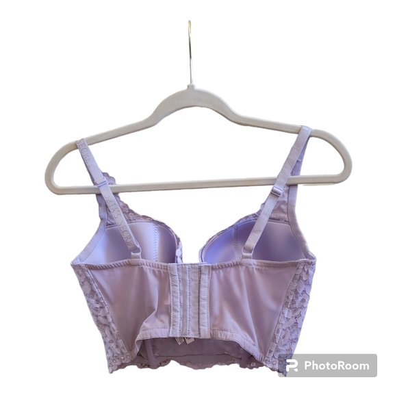 Victoria's Secret Body By Victoria Lined Demi Violet Lace Size 34DDD - Picture 2 of 14